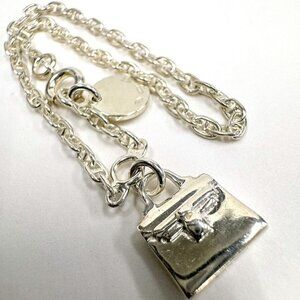 Hermes Amulet Kelly Bracelet Silver :silver